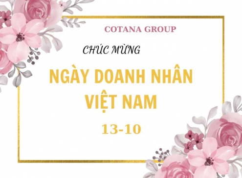 Cotana Group chúc mừng ngày Doanh nhân Việt Nam 13-10